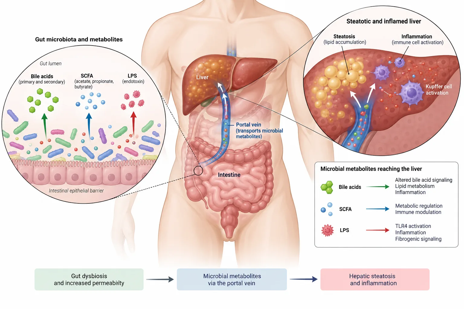 Gut microbiota and the gut–liver axis