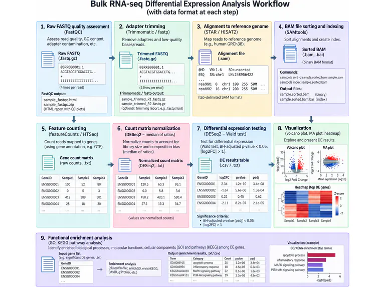 Bulk RNA-seq:数据处理与比较