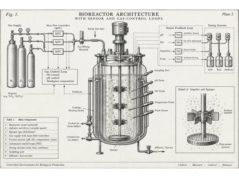 Bioreactor: a monochrome control map