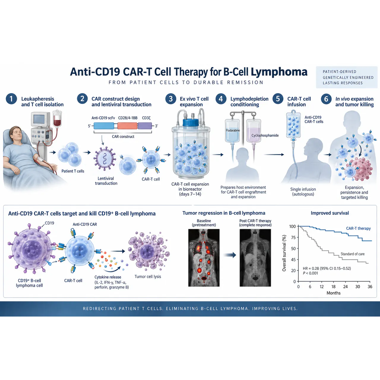 CAR-T research: from cell preparation to response