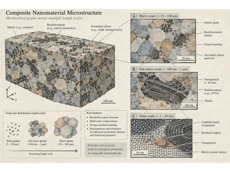 Composite materials: a multiscale structure map
