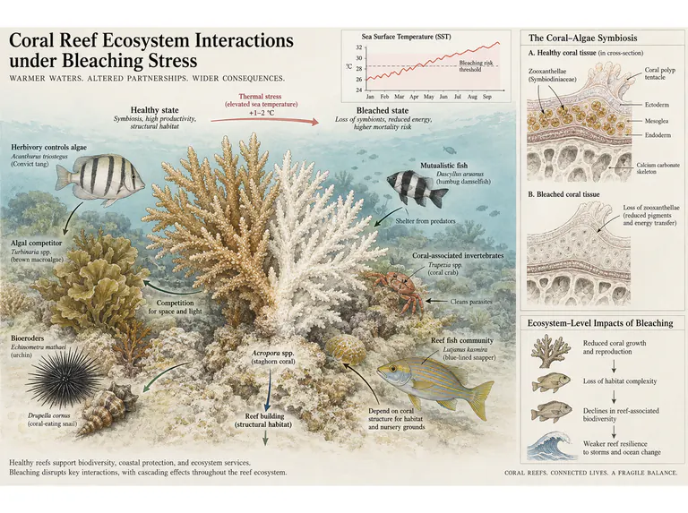 Reef relationships: an illustrated habitat study