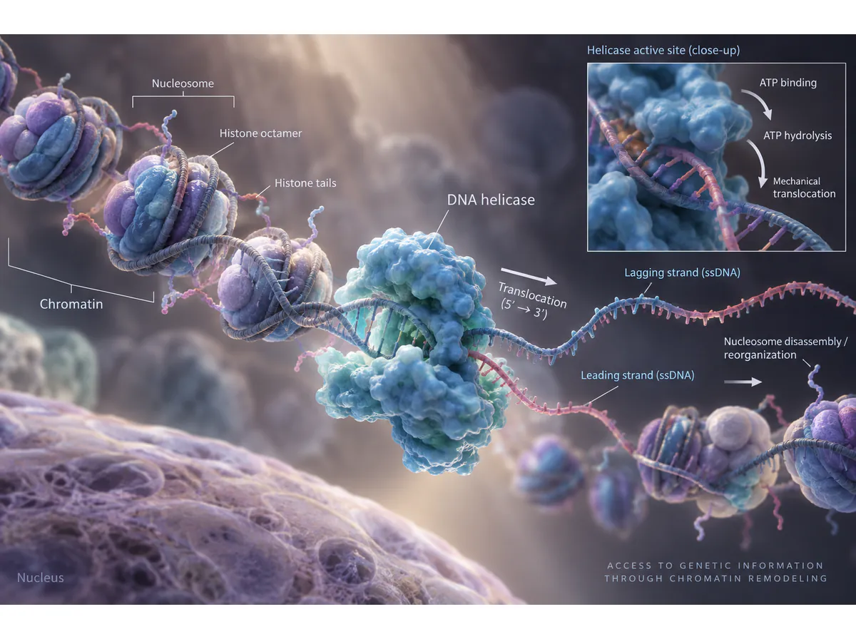染色质运动：柔和分子视图
