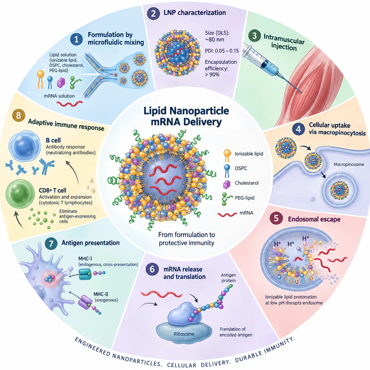 mRNA carriers: formulation, delivery and readouts