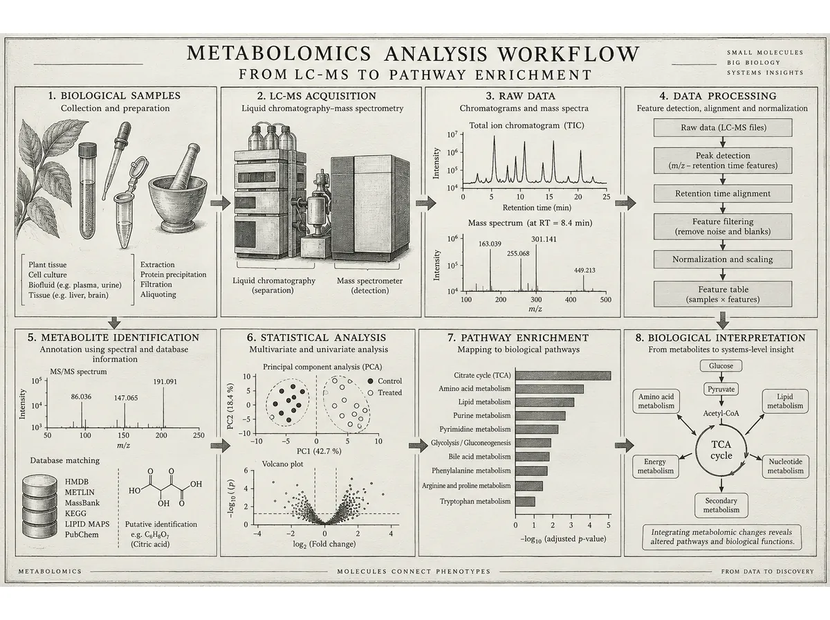 Metabolomics: a monochrome analysis map