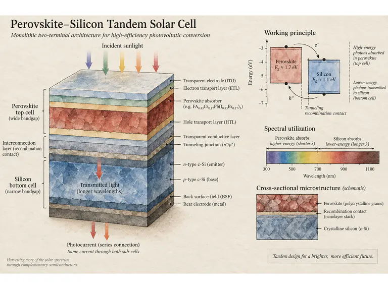 Tandem cells: a watercolor layer study