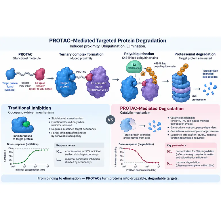 PROTAC 研究：募集、处理与读出