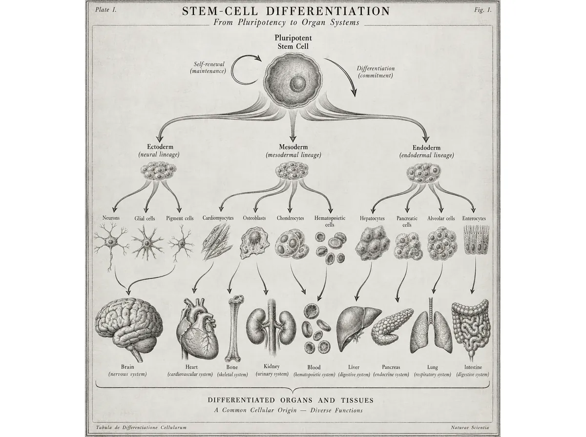 Cell lineages: a monochrome cover plate