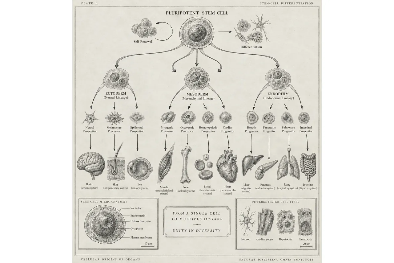 Cell lineages: a focused engraved hierarchy