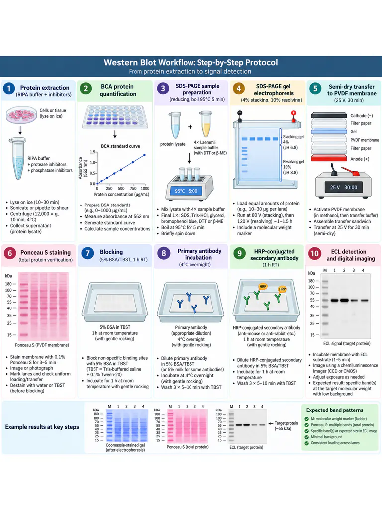 Western blot:有序的实验台流程